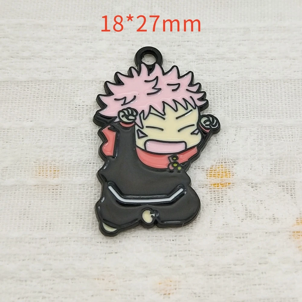 مزيج 10 قطعة/الوحدة Kawaii الكرتون الشكل المينا سحر قلادة DIY بها بنفسك أقراط مجوهرات جعل سوار المفاتيح اليدوية الإكسسوارات