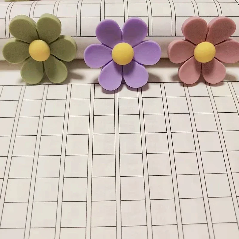 10Pcs Medium Flowers Flat Back Planar Resin Women Girl Bowknot Hairpin Earrings Crafts Materials Clothing Hat Arts Patch