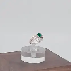 Anello espositore anello titolare caso orecchini anelli organizzatore anello acrilico espositore anello nuziale scatola gioielli spettacolo puntelli