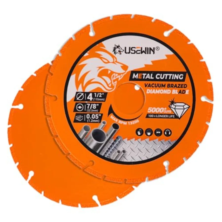 2 Pack Cut Off Wheels 4 1/2 Inch with 7/8