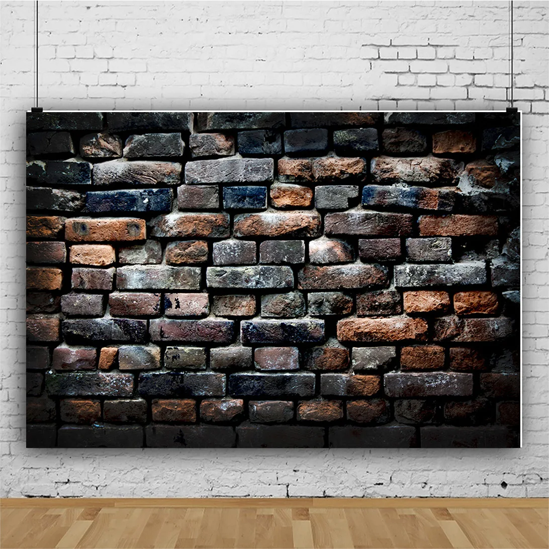 

SHUOZHIKE Brick Wall Vintage Backdrop Birthday Party Room Photography Photographic Background Kid Studio Photophone ZH-02