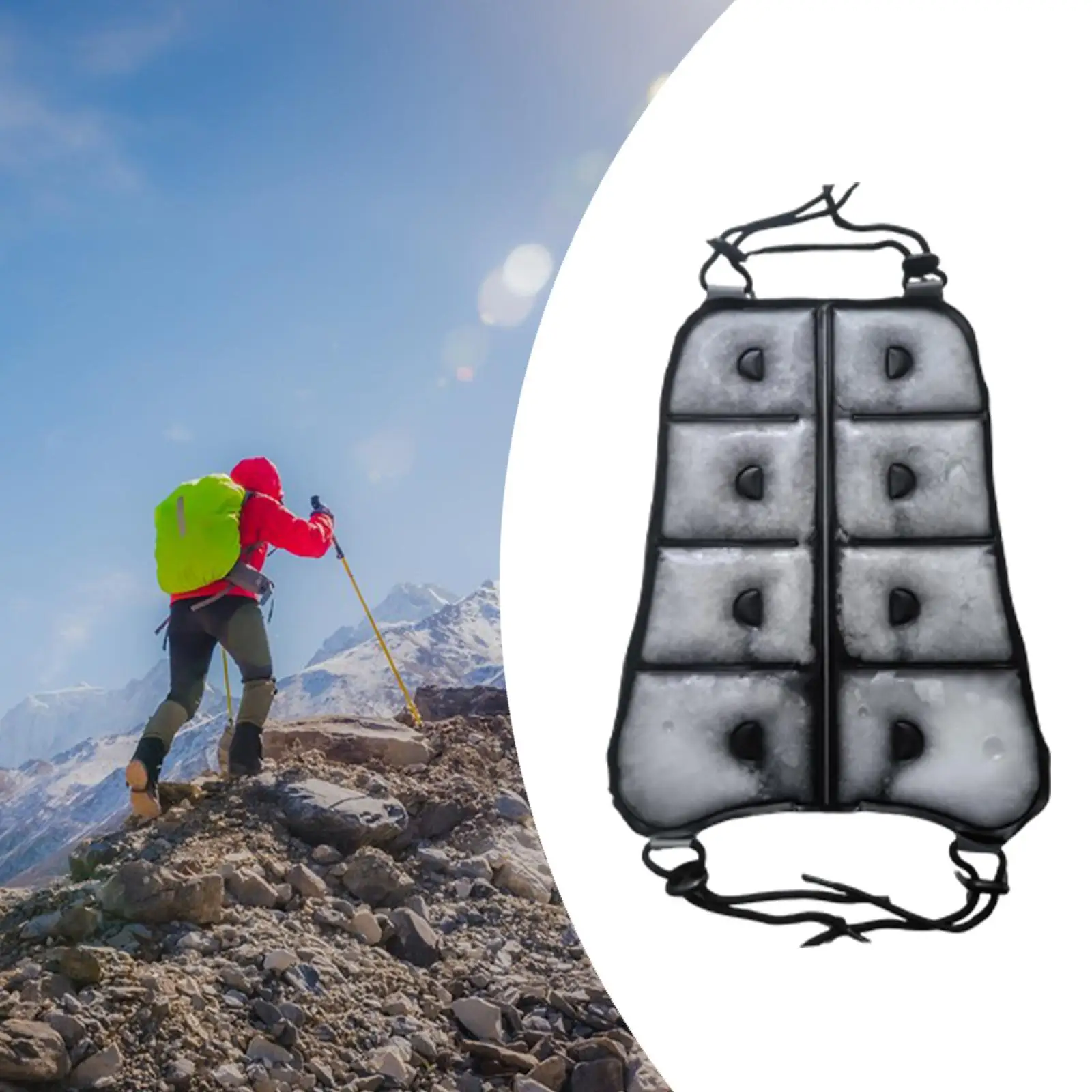 

Back Cooling Pad Cushion Men Women Lightweight Comfortable Daypack Back Pad