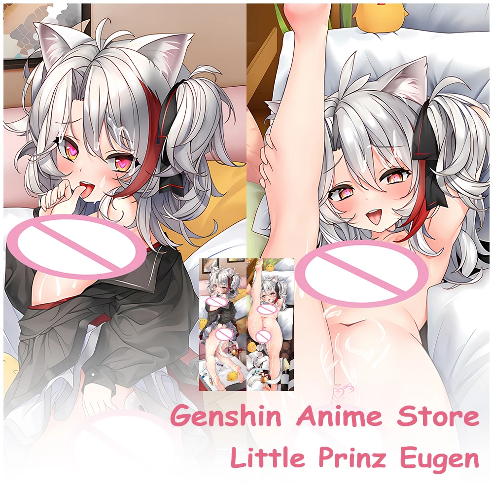 Dakimakura Azur Lane Little Prinz Eugen Pillowcase Double Side Sexy Hugging Body Pillow Case Cushion Cover Home Bedding Decor