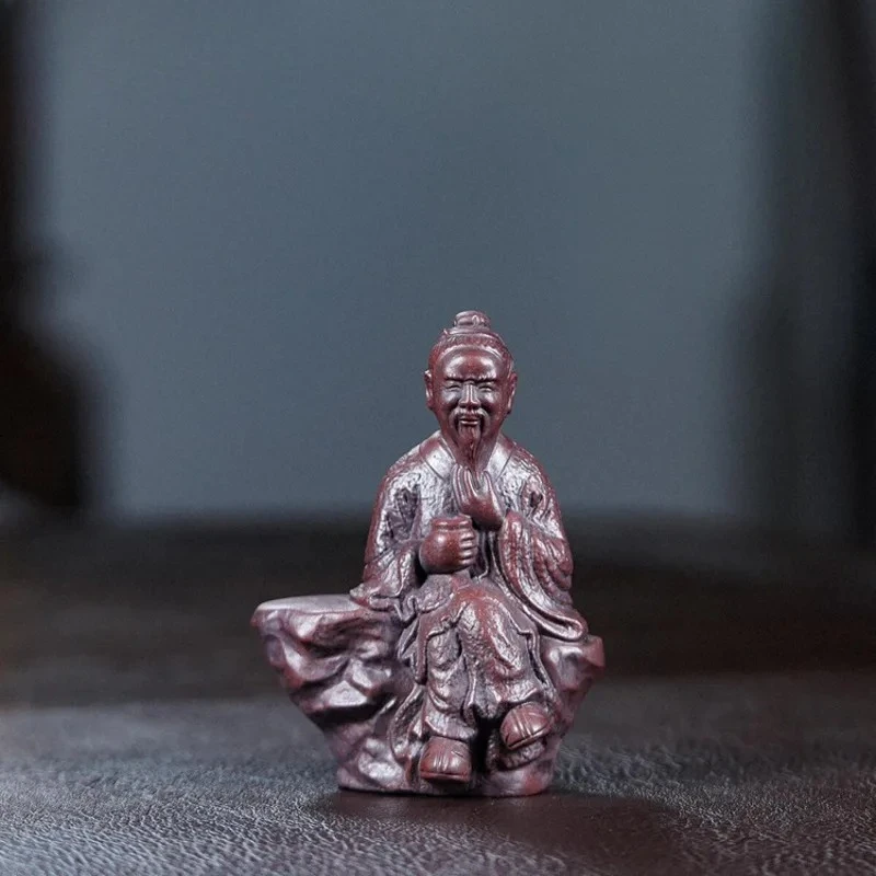 

Yixing Zisha the Sage of Tea Tea Pet Elegant Tea Sculpture Figurine Play Toys Statue Ornaments Supplies Craftsmanship