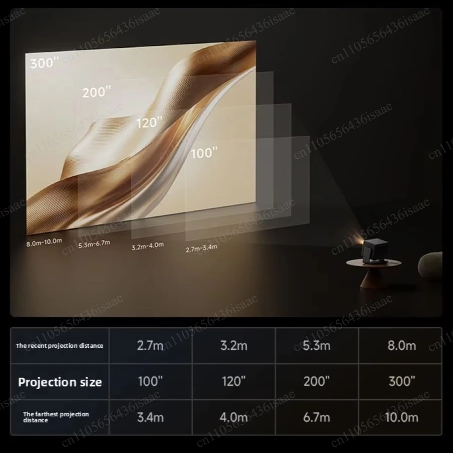 4K Full Laser Projector, 5500 CVIA, Lens Shift, 4GB+64GB, WiFi6, 1ms Gaming Latency