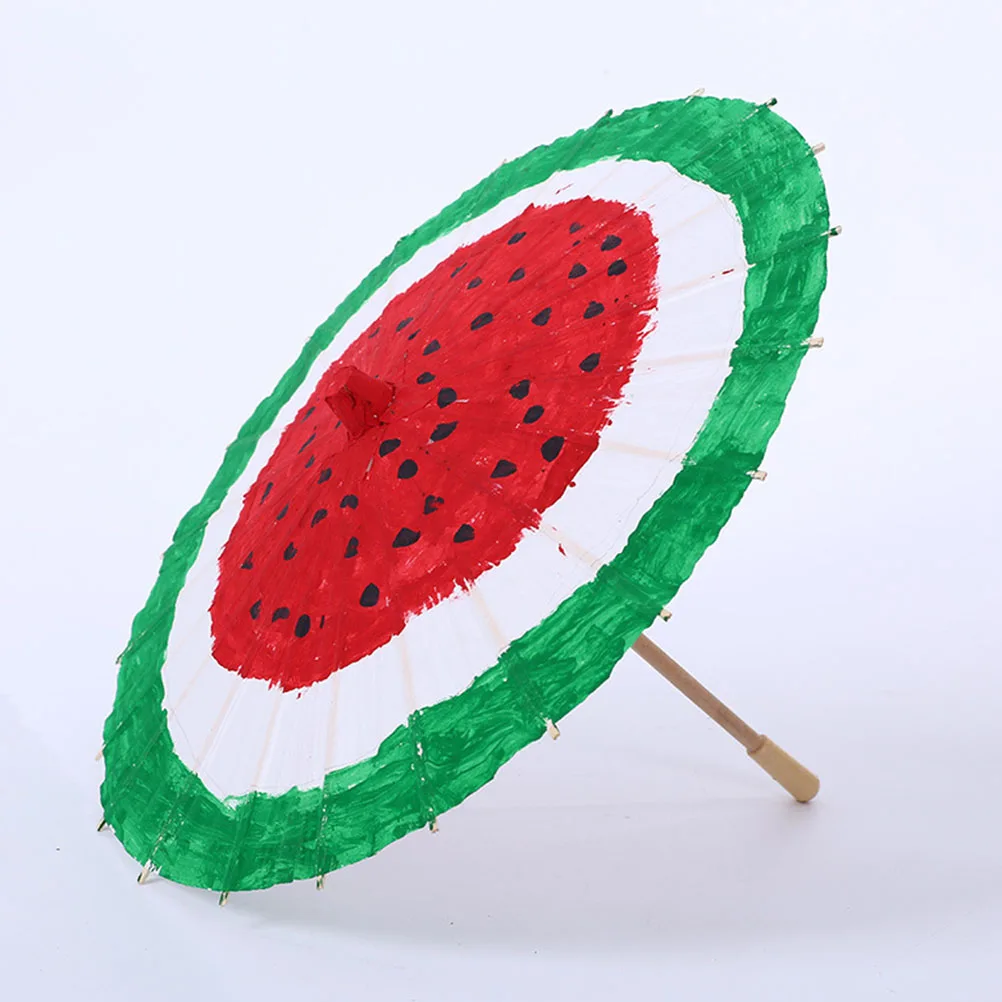 

4 Pcs Small ' Paper Umbrella Primary School Umbrellas for Rain Wood