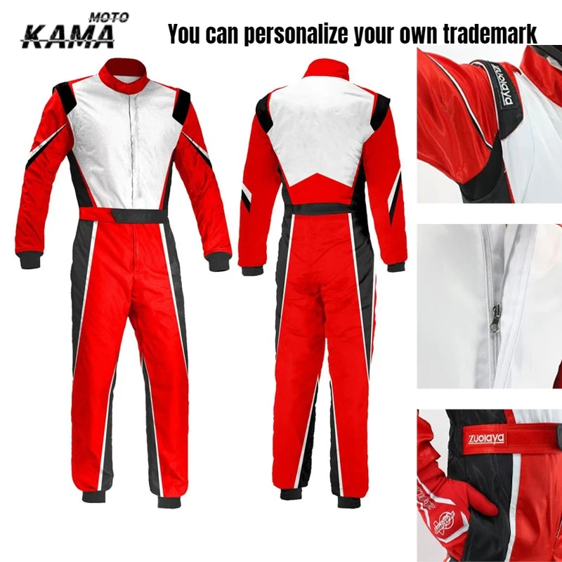 Men Women for Karting Suit Waterproof Car Motorcycle Motocross Racing Club Exercise Clothing Set Overalls