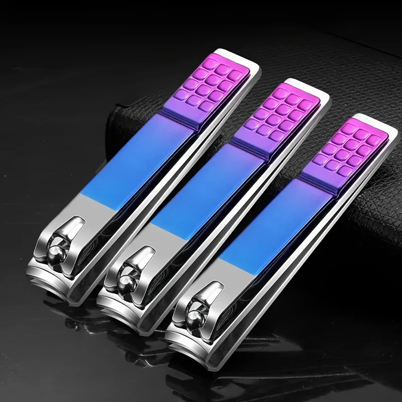 

1/3 Pcs Professional Nail Clippers for Thick & Hard Toenails Large Opening Anti-Splash Design Ultra-Sharp Blade Home Use