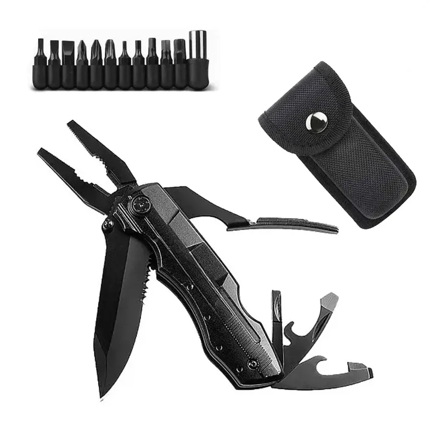 1pc Outdoor Folding Knife Pliers Multitools for Outdoor,Camping,Hunting,Fishing,Tactical Use with Pliers Screwdriver Hand Tool