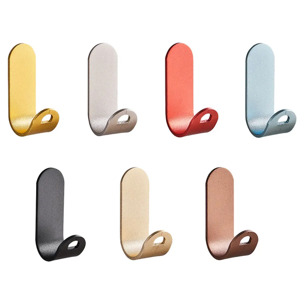 

7Pcs Coat Hooks Bathroom Home Wall mounted Hanging Creative Rack Hook for Coats Clothes Strong Load
