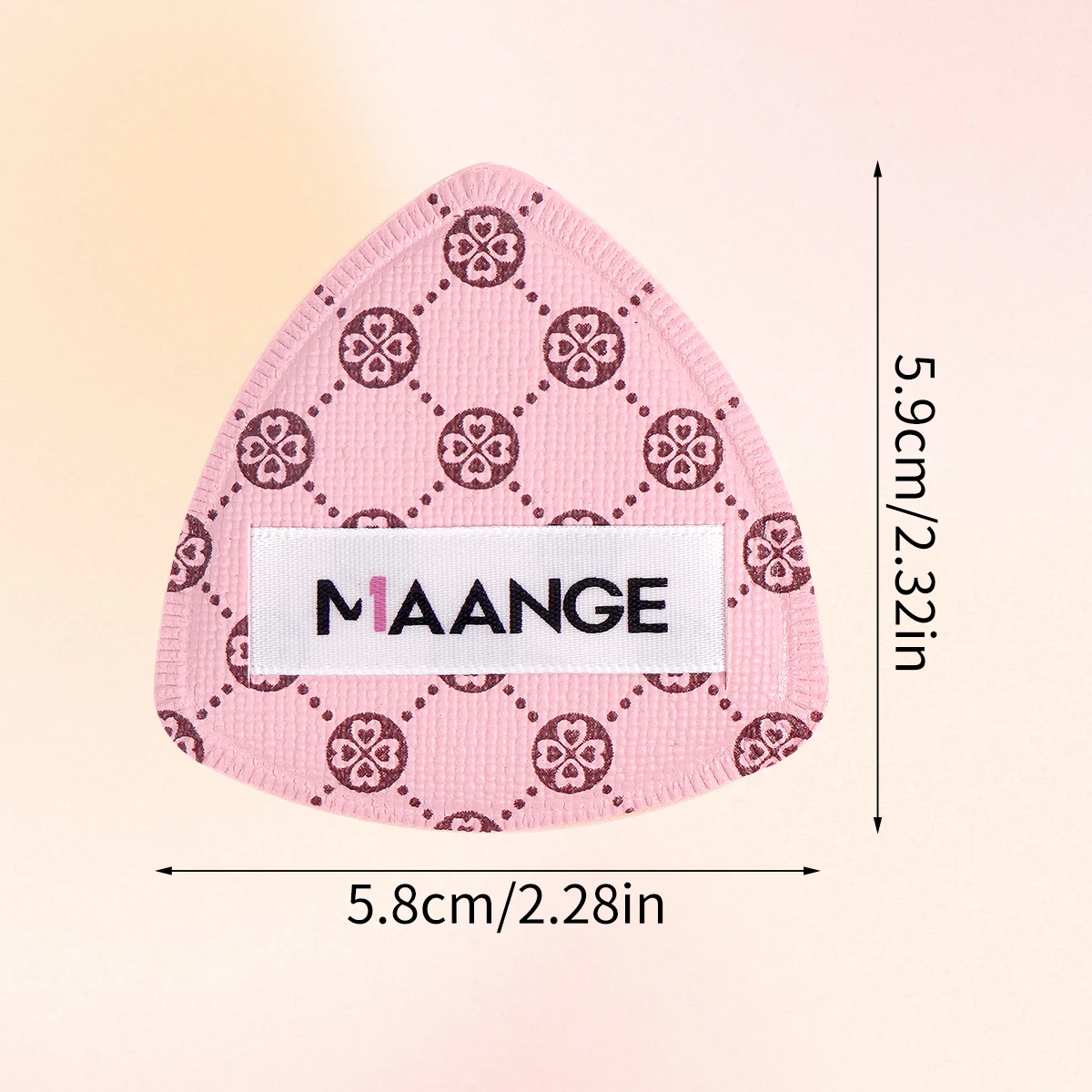 MAANGE 6-teiliges Make-up-Tool-Set, 4-teiliges Make-up-Pinsel, 2 Luftpolsterquasten, Doppelkopf, dichte Foundation, Concealer, Lidschatten, Rouge