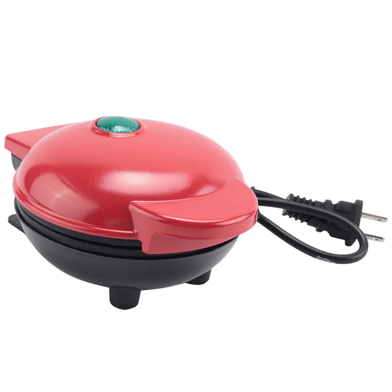 تخفيضات الصيف-صانع الوافل الكهربائية الصغيرة آلة وافل الإفطار فرن كعكة البيض عموم آلة البيض وعاء الوافل