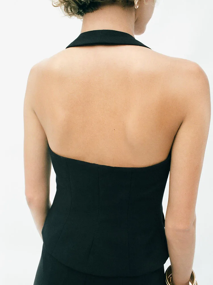 Sweet Ele V-ne Colletto appeso Bal Frac Gilet Nuovo costume da palcoscenico nazionale Faion Tang da donna invernale