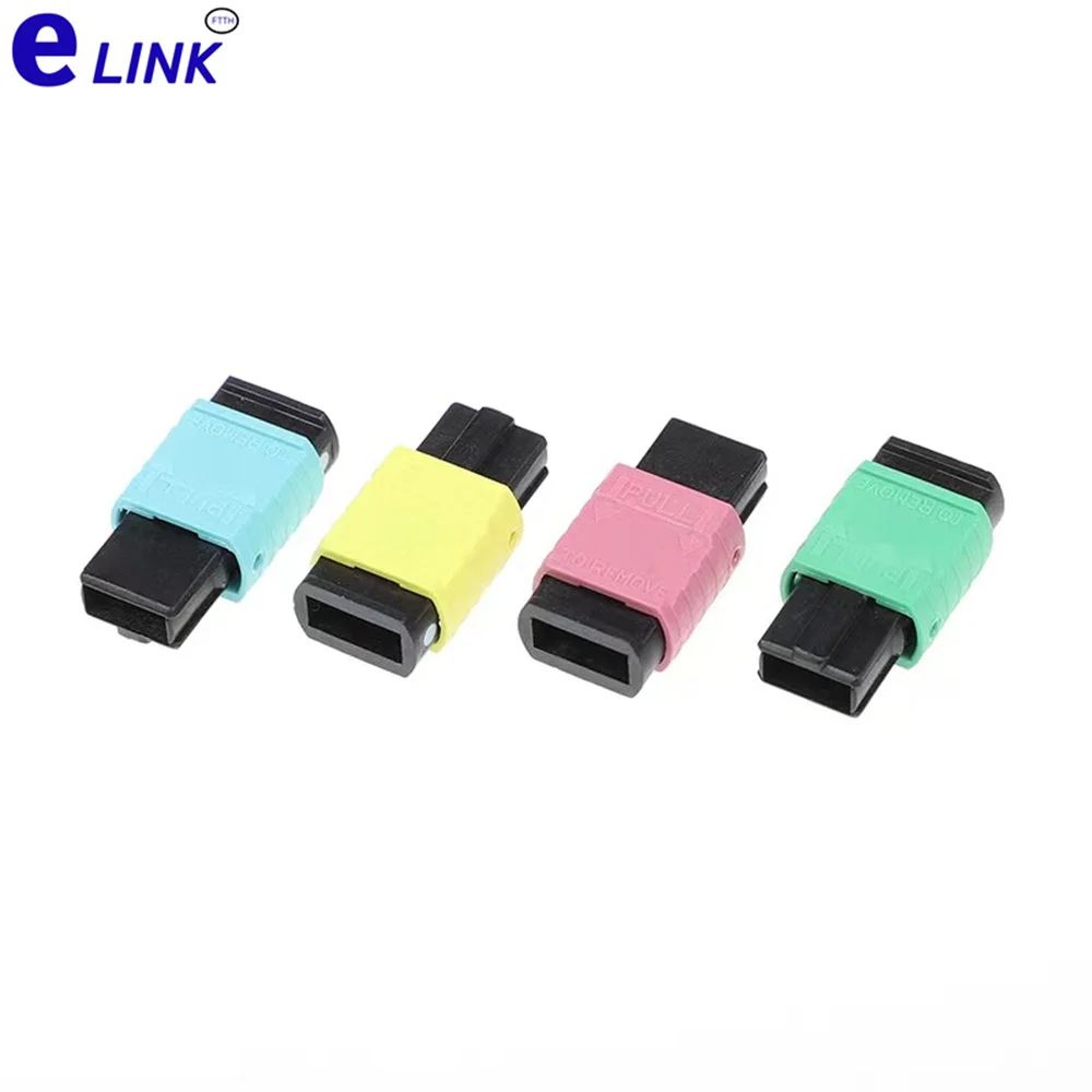 

MTP fiber optic connector kit 12 cores MPO with ferrule female male standard loss SM OM3 MM for flat boot Chinese made 100pcs
