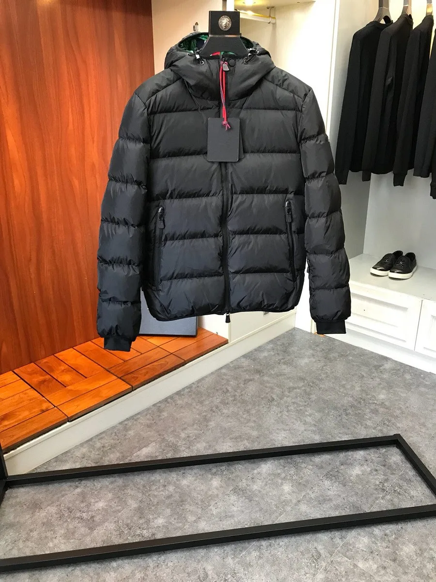 Doudoune chaude à capuche classique pour hommes, design célèbre, design décontracté, marque de luxe, haute qualité, hiver