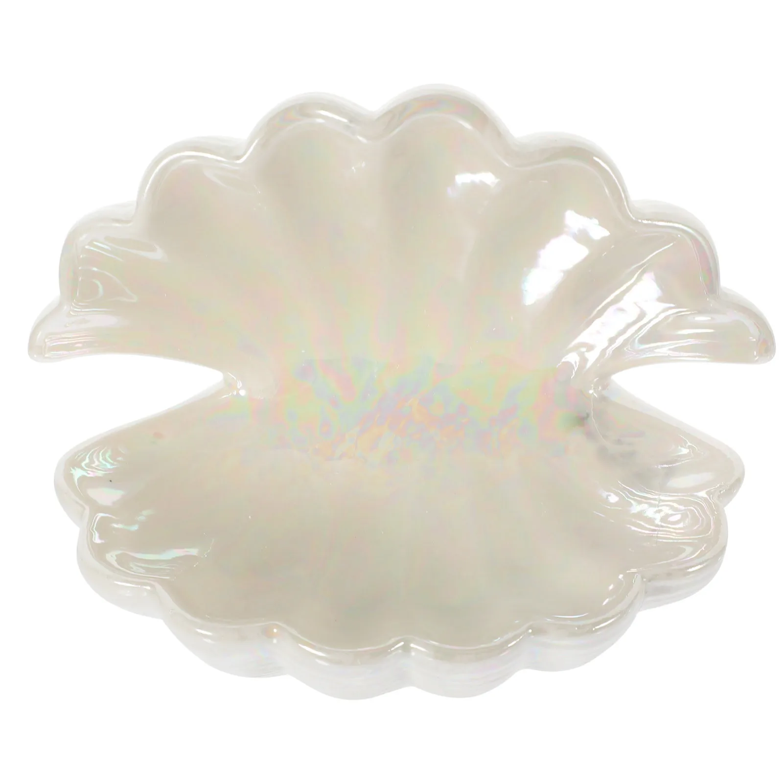 

Shell Ceramic Jewelry Tray Decorative Trinket Dish Multifunctional Key Bowl Ring Dish Holder Small Jewelry Organizer
