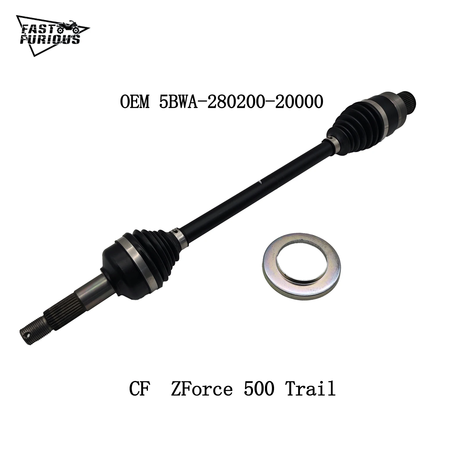 

Вал правой задней оси ШРУС для 2016 CF ZForce 500 Trail OEM 5BWA-280200-20000