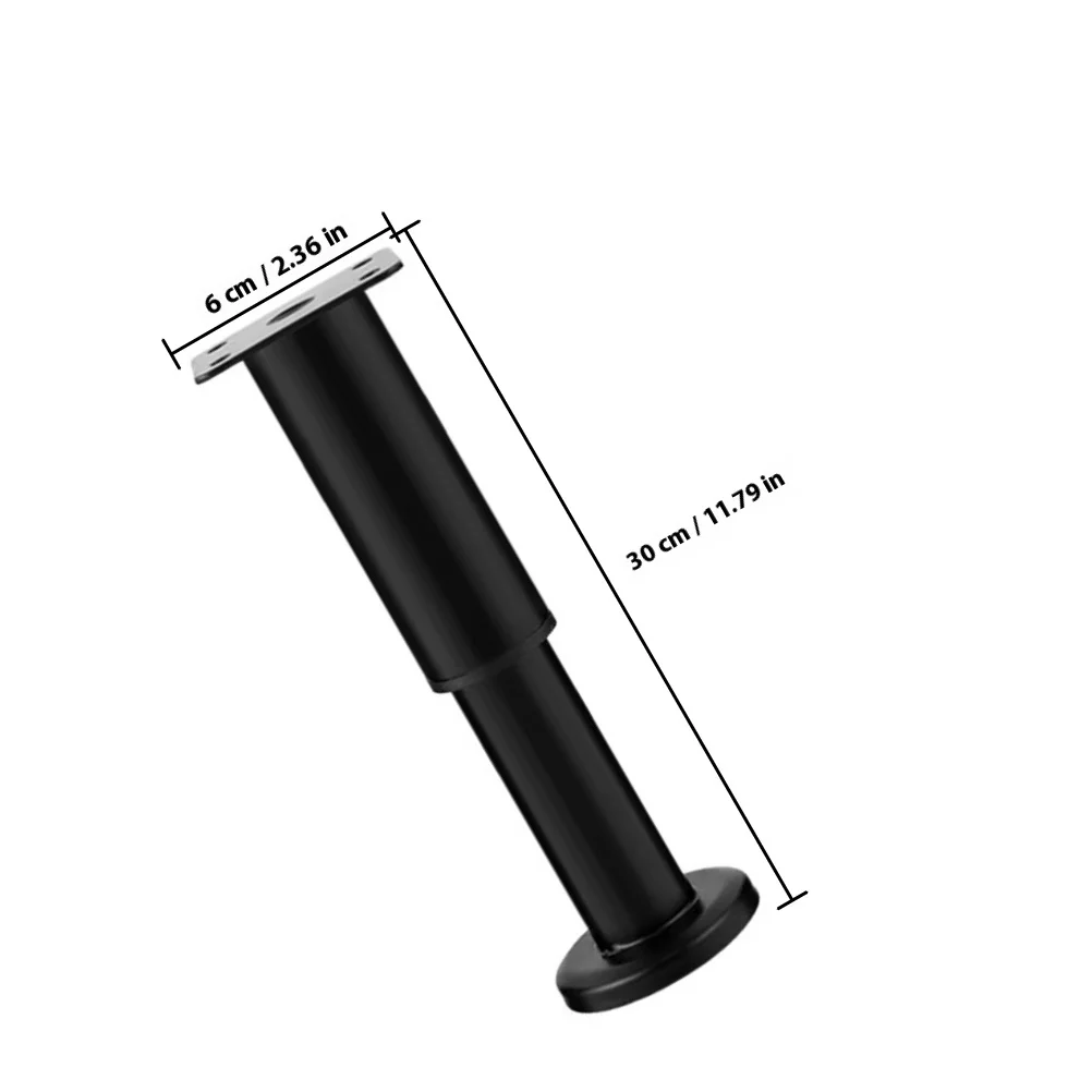 2 قطعة أرجل قطع الأثاث القابلة للتعديل أقدام دعم معدنية مستقرة استبدال الساقين للخزائن أريكة طاولات السرير أقدام أثاث #6