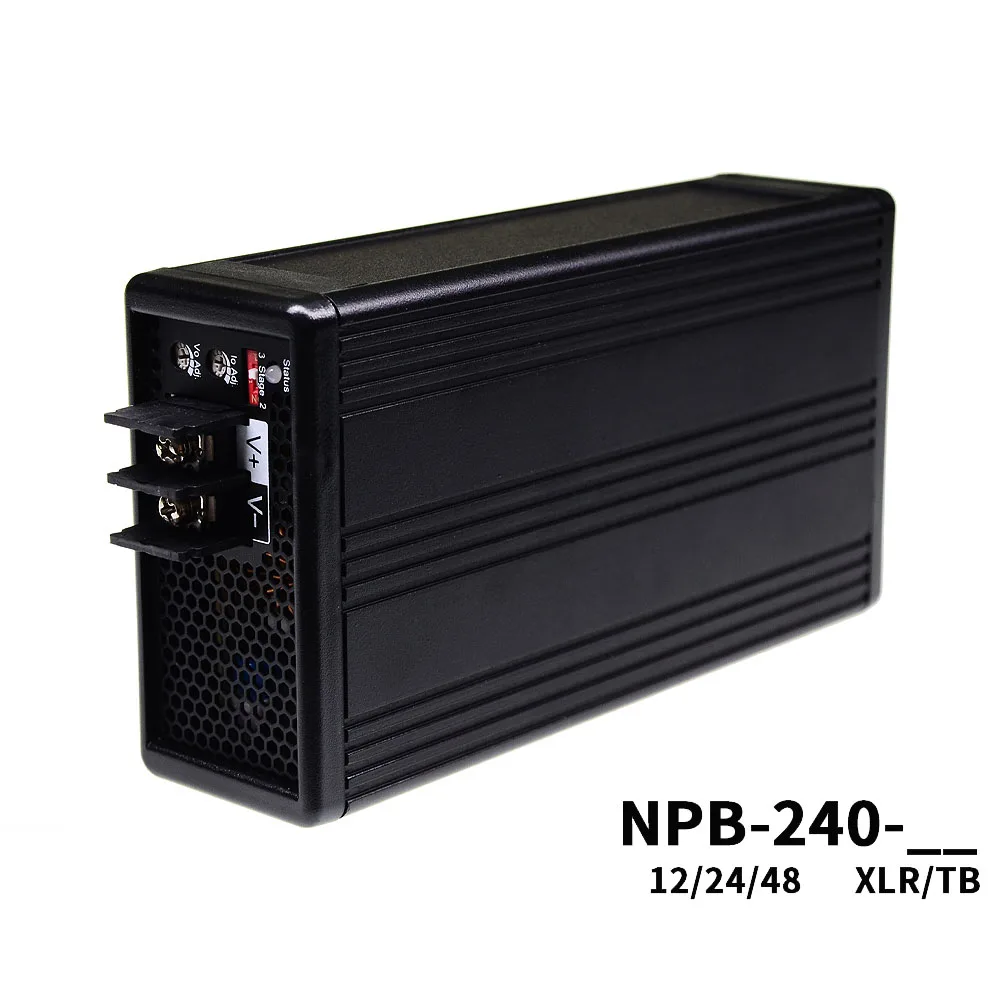 Meanwell NPB-2400-12, 205.2W, 13.5A, 14.4V, ampla gama de saídas, carregador miniatura