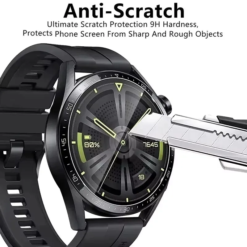 3Pcs Tempered Glass Protective Film For Huawei Watch GT5 46mm 41mm Screen Protector