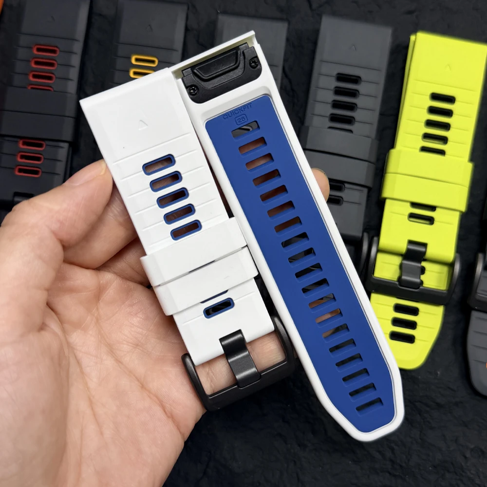 QuickFit 22 26mm Fenix 9 Watch Band For Garmin Fenix 9Pro E 8 47/51/mm 7 7X 6 6X Pro/Epix/Forerunner 970 Silicone Strap Bracelet