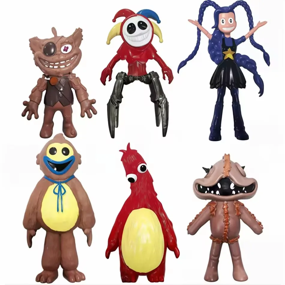 Novo Protótipo Giblet Chum Chompkins, Jogo de Terror, 5 Figuras, Modelo de Anime, Brinquedo, Presente de Aniversário e Natal, Oferece novos jogos Poppy