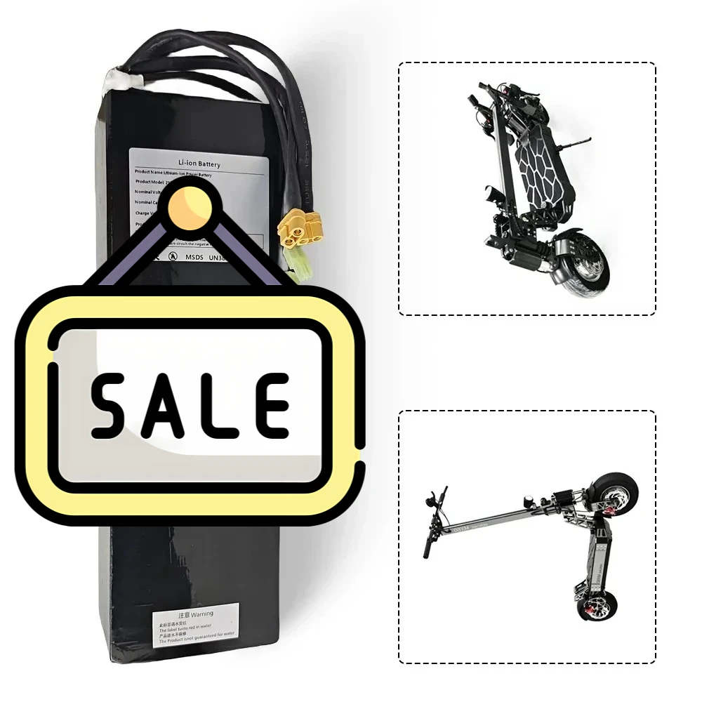 

52V 19.2Ah 19200mAH rechargeable lithium-ion 14S4P battery pack 21700 dual drive car battery