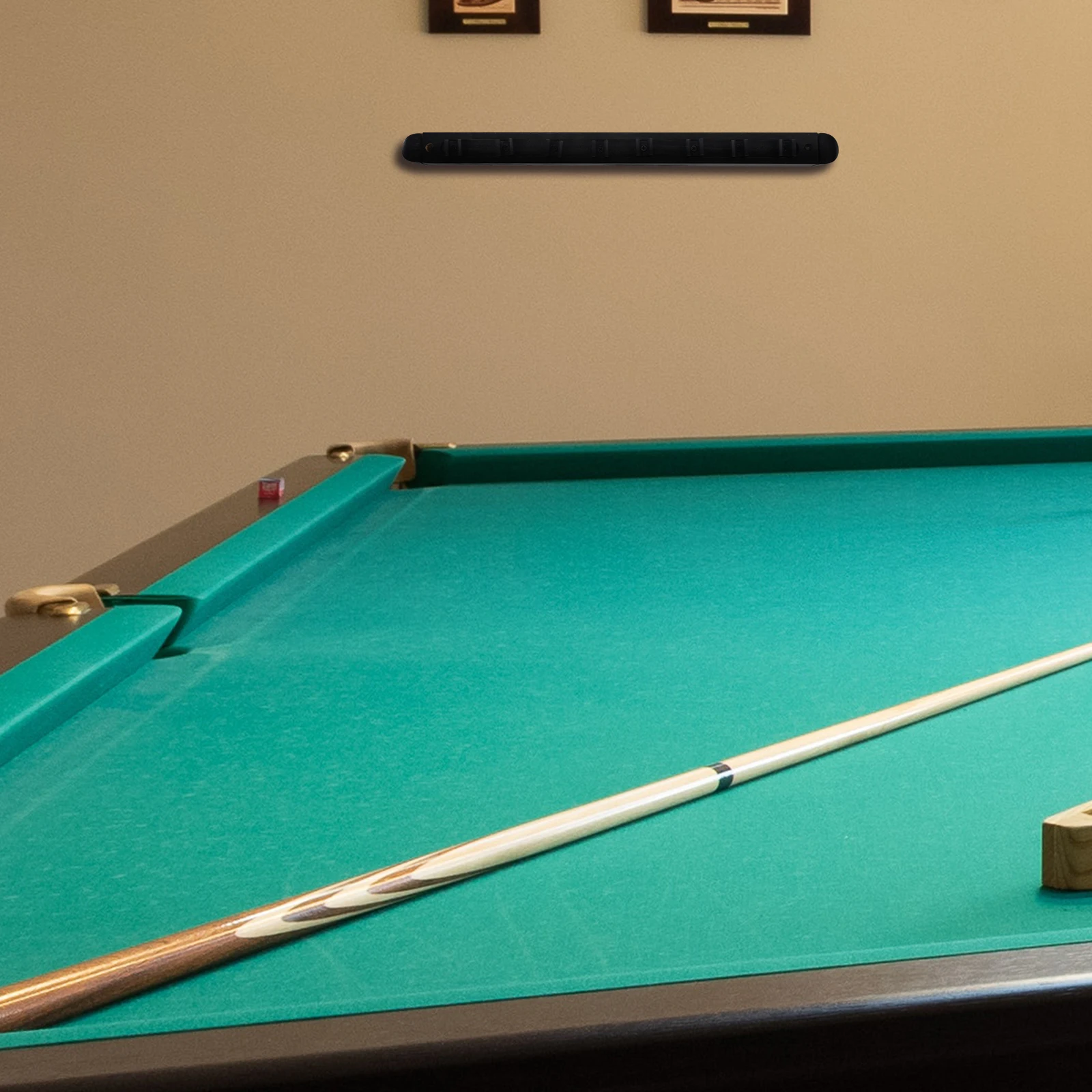 

Multi hole Billiard Rod Rack Pool Stick Holder Wall Mount Metal Cue Pool Stick Holder Shelf Bracket Storage Display
