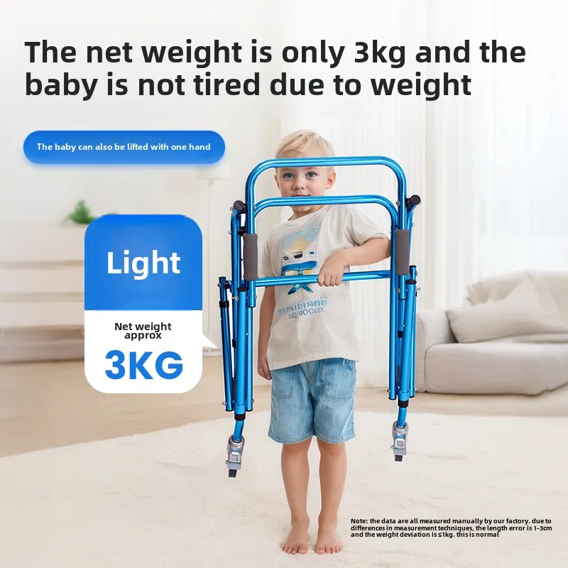 Foldable Four-Wheeled Walker for Children