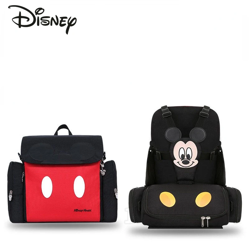 Disney Mickey Original New Diaper Bag Backpack Multifunctional Baby Bag Cartoon Cute Fashion Baby Diaper Bag Large Capacity