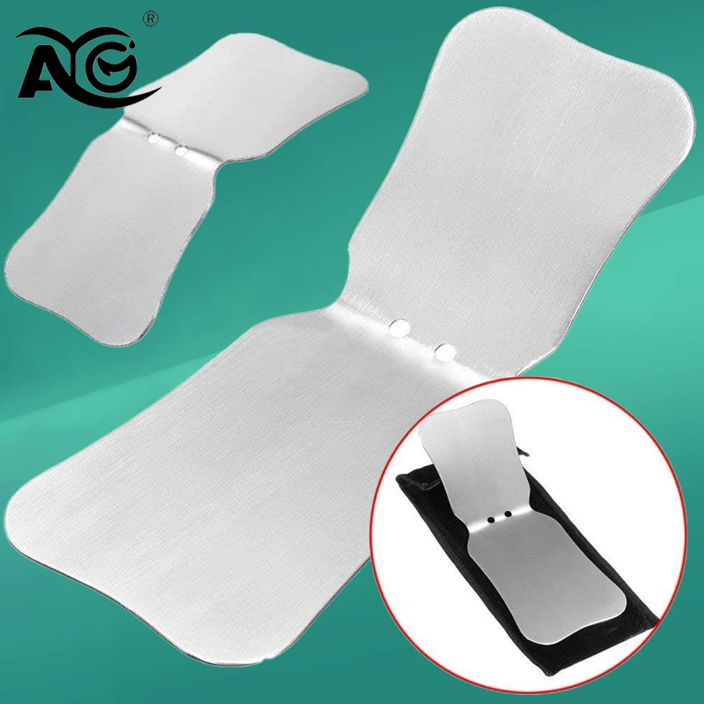 AG 1Pcs Dental Orthodontic Mirror Stainless Steel Single Sided Photomirror Bendable Dental Oral Mirror Oral Reflection Mirror