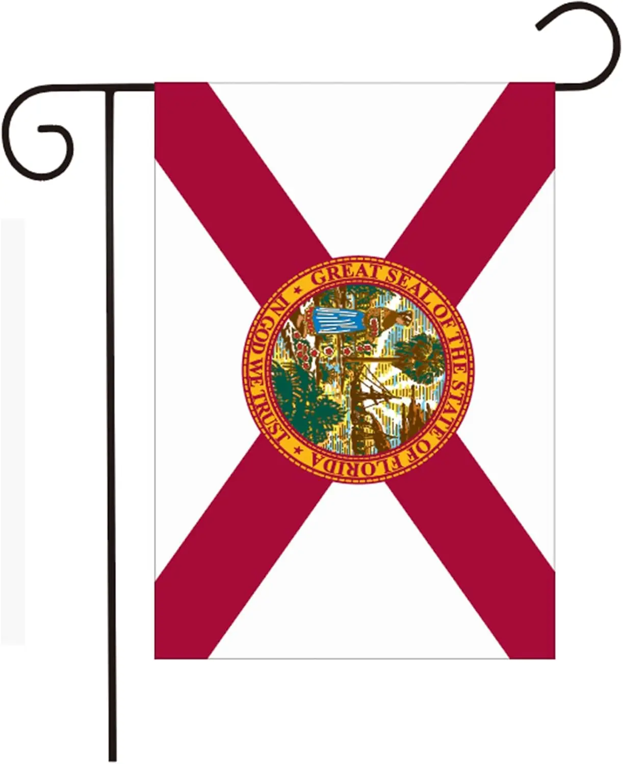 Florida State Garden Flag 12x18 Double Sided Outdoor-Heavy Duty Vivid Color Yard Flag Lawn Decoration Florida Themed Gifts O GGX