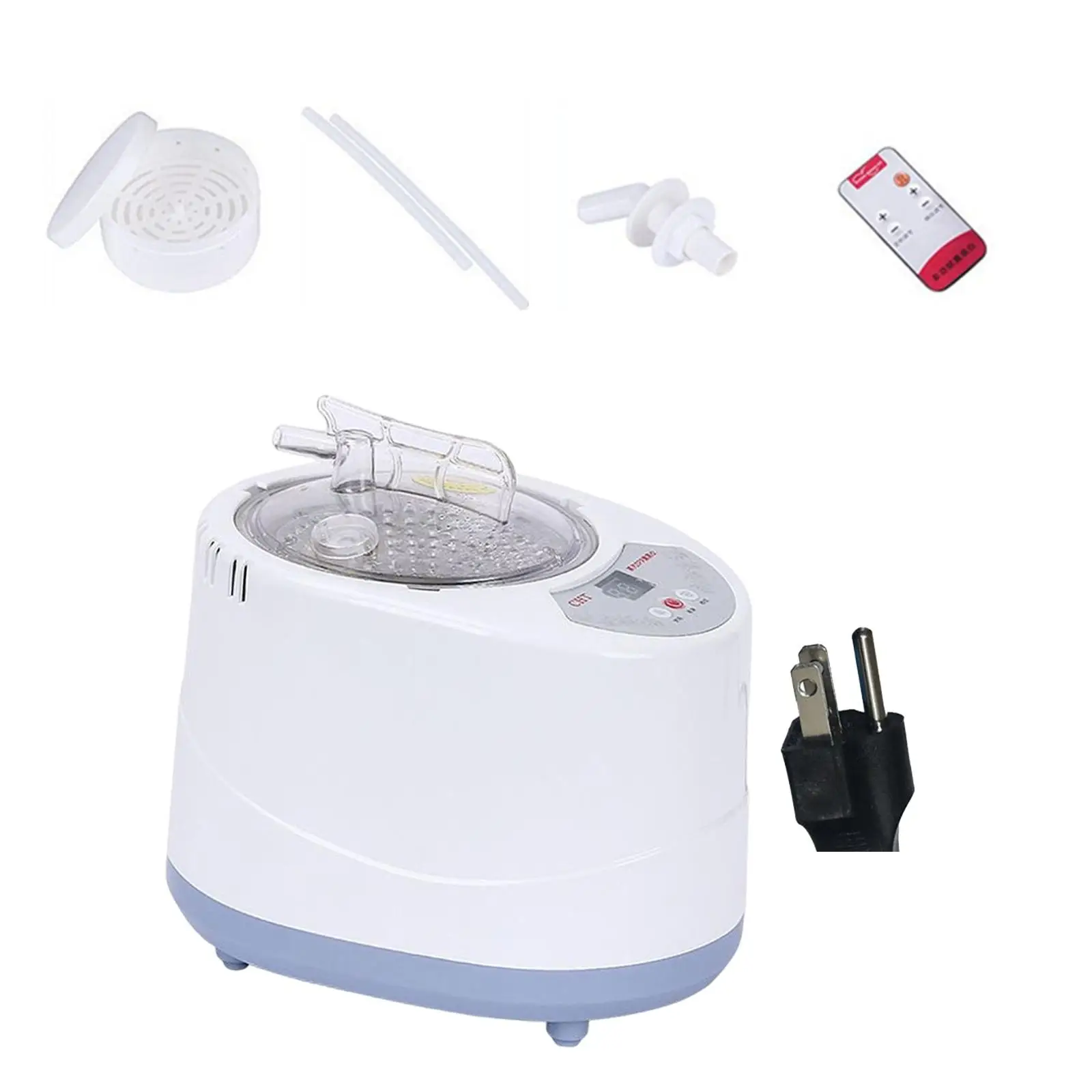 Portable Sauna Steamer Pot with Intelligent Button,Remote Control Sauna Steam Generator 3L Sauna Steamer Machine for Spa