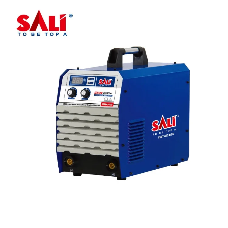 

SALI MMA-400 Electric Inverter Welder Yiwu Factory Direct Sales Brand 220V DC Machine Steel Blue OEM Heating IGBT MMA ARC