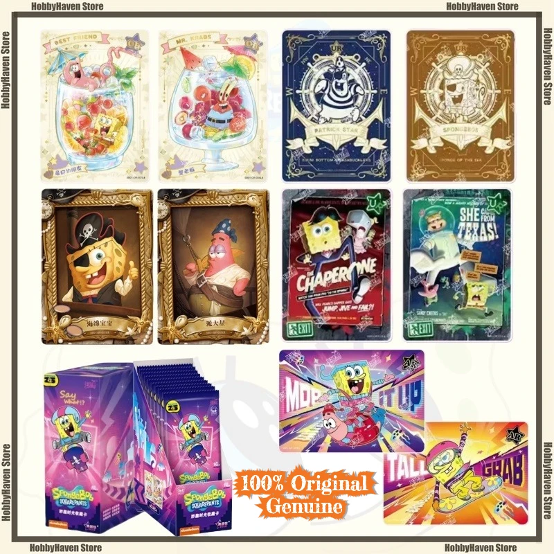 

В наличии Карточная игра Губка Боб Fun Time Collection Pack FE Edition Dream Beginning Chapter Официальная коллекция периферийных устройств в подарок