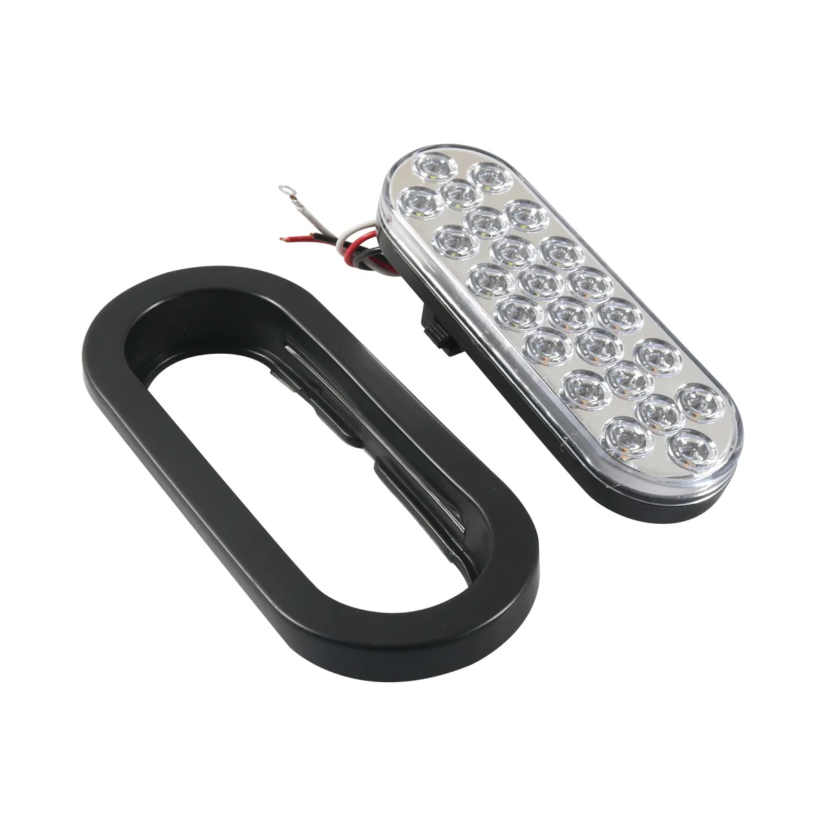 1/2pcs Car Taillight Side Light Sidelight 24Led Embedded Trailer Taillight