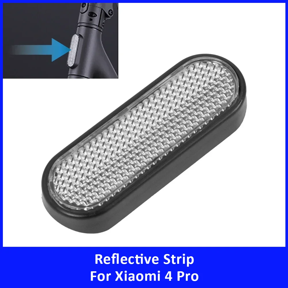 Front Tube Reflective Strip for Xiaomi 4 Pro Front Pole Night Safety Warning Reflector Replacement Electric Scooter Accessories