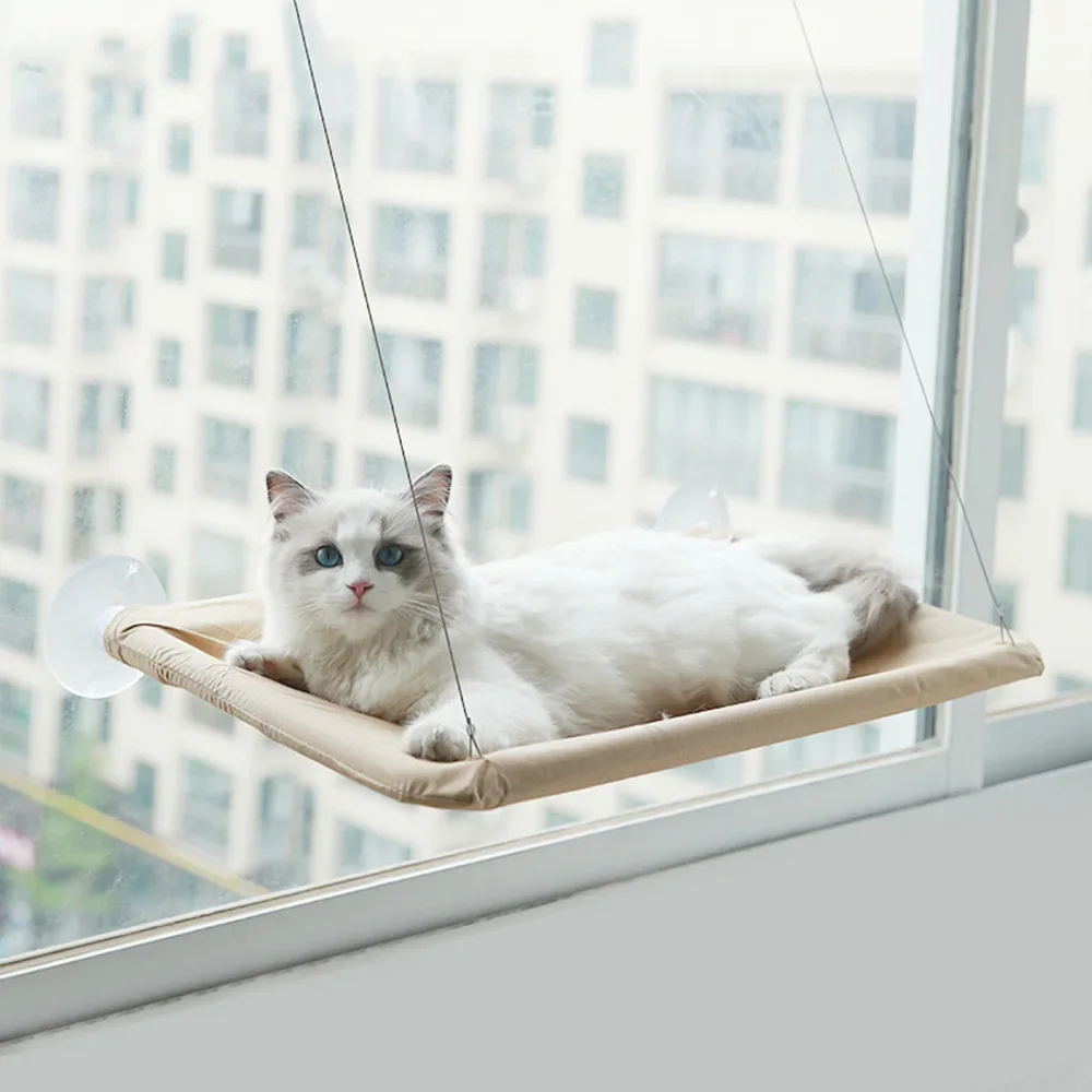 Cat window Perch Safety Window Hammock Suction Cups  Cats Space Saving Durable