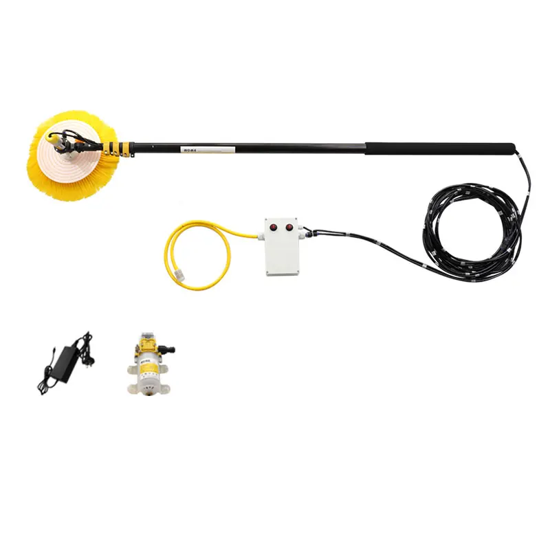 

Hot Sale 7.5 Meter Solar Panel Rolling Cleaner with Lithium Electric Solar Cleaning Machine