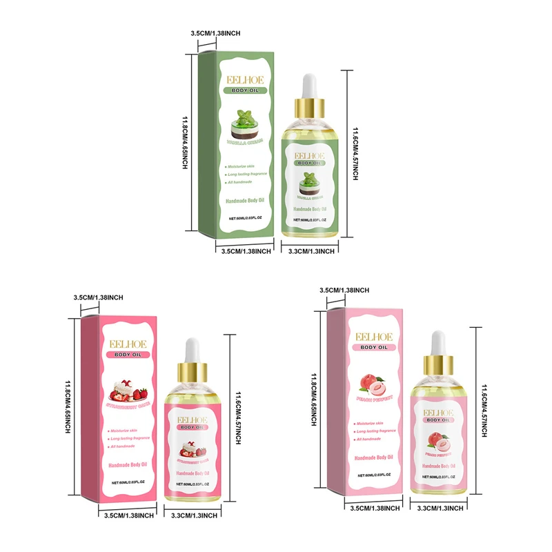 Body skin Care Oil Series whole body knee clean dry rough lasting fragrance whitening essential oil