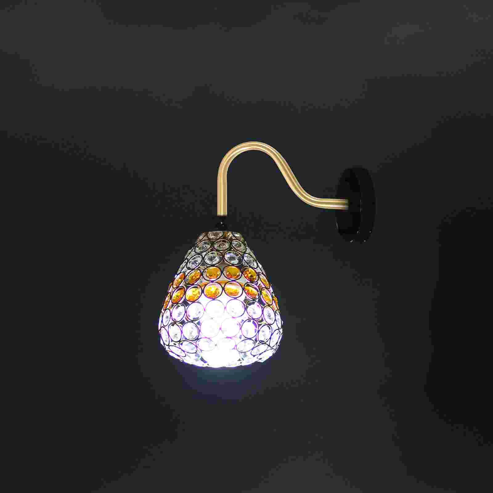 Lampada da parete completa in rame puro con supporto a gomito, lampade esterne per lampade, illuminazione a sospensione, aste e steli