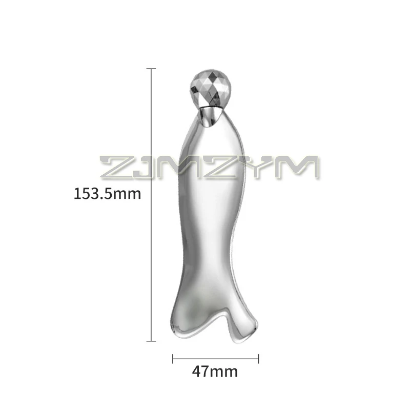 ثلاثية الأبعاد الأسماك جواشا مجلس الوجه الأسطوانة الفولاذ المقاوم للصدأ مدلك الخامس شكل شد الوجه ثبات عيون الجسم الجمال جهاز تدليك