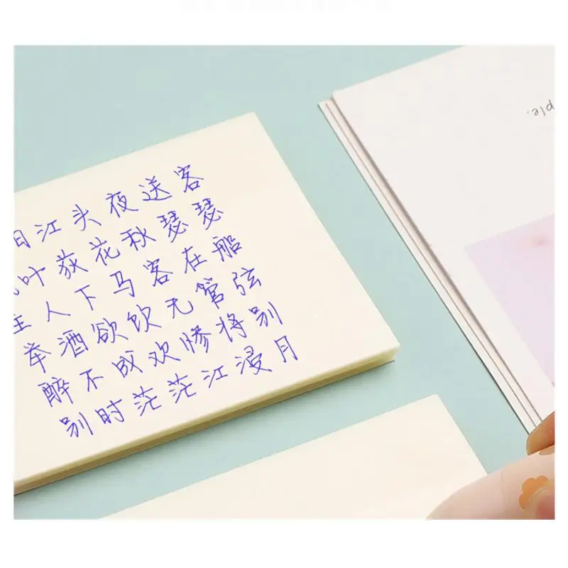 150/50 Sheets Transparent Sticky Paper Notes Scrapes Sticker Pads Note Posted It Clear Notepad School Stationery Office Supplies