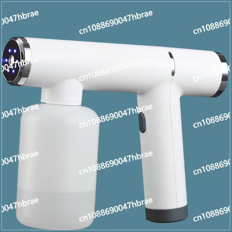 

Disinfection Gun Nano Spray Blue Light Alcohol Hypochlorite Household Pet Electric Atomizer