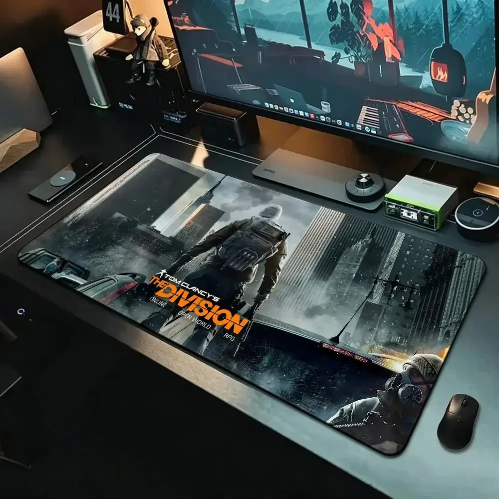 game Tom Clancy's The Division Mouse Pad MousePad Stitched Edge Waterproof Desk Mat Anti-Slip Rubber Base for PC Laptop Gaming
