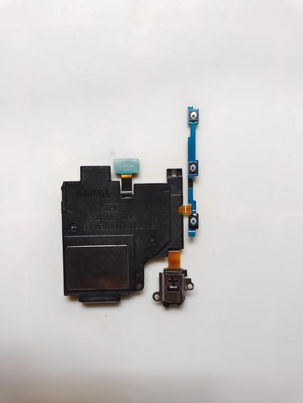 Power Button Switch Volume Button On / Off Ringer Buzzer Loud Speaker Headphone Audio Jack Flex Cable For Samsung T800 T801 T805