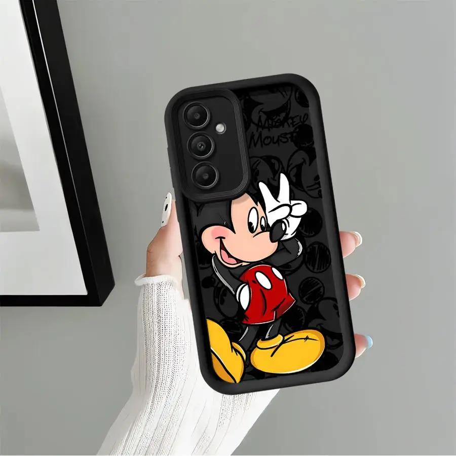 Capa Disney Mickey Minnie Mouse para Samsung Galaxy A55 A25 A26 A73 A56 A36 A54 A35 A52 A21s A32 A22 A24