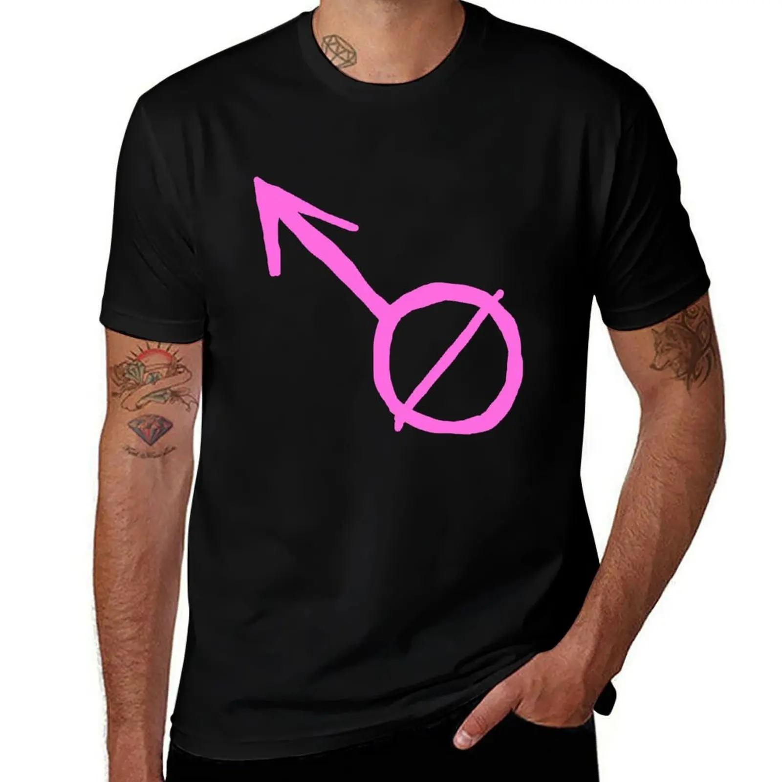 Neutered {Pink} T-Shirt Work Wear Short Sleeve T-Shirt