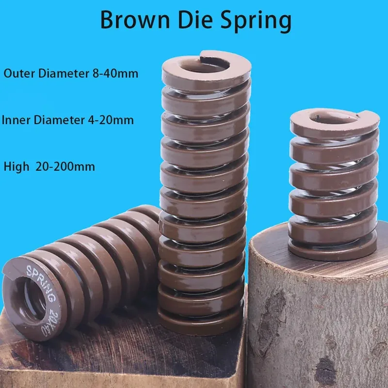 

Outer Diameter 8-40mm Inner Diameter 4-20mm Length 20-200mm Brown Die Rectangular Spring TF Spring Steel Support Customization