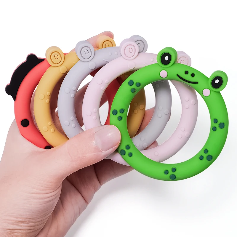 TYRY.HU 1Pc BPA Free Silicone Tiny Rod Kids Goods Nurse Gift Baby Teething Toy Silicone Baby Teethers Animal cartoon Food Grade